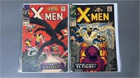2pc Uncanny X-Men #24-25 Key Marvel Comic Books