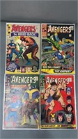 4pc The Avengers #22-38 Marvel Comic Books