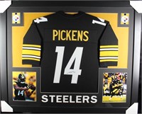 Autographed George Pickens Custom Framed Jersey