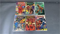 6pc Fantastic Four #77-82 Marvel Comic Books