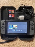 Nintendo Switch Turns On Includes Games and case