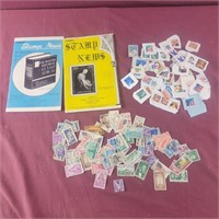 1950's stamps, 2 Stamp News Booklets 1952 and