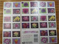 $39.60 60X first class forever stamps garden