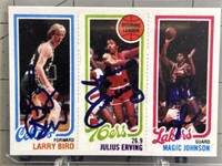 rp Larry bird , Magic Johnson 1980/81 Topps rookie