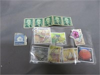 Small Lot of Stamps 1 Cent and Foreign