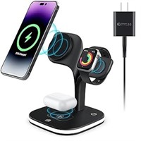 Wireless Charging Station With Led