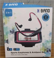 Bluetooth Sports earphones and armband set
