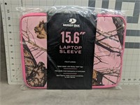 Mossy oak 15.6 in laptop sleeve pink camo