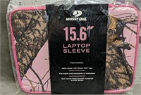 15.6" laptop sleeve mossy oak pink camo