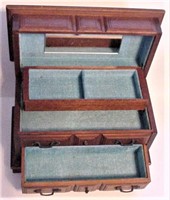 Royal Sealy Musical Wood Jewelry Box