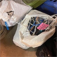 2 bags of clothes hangers