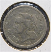 1865 3 Cent Nickel.
