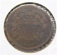 1866 Shield 2 Cent.