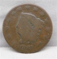 1828 Large Cent.