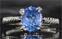 Natural 1.40 ct Blue Iolite Designer Ring