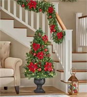 4.5' Berry Bliss Pre-Lit LED Potted Tree