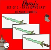 Set of 3 - Disney's Raya & The Last Dragon Sword