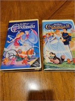 Cinderella and Cinderella #2 VHS movies