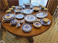 Blue Willow Plates and Bowls