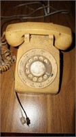 Vintage Yellow Phone