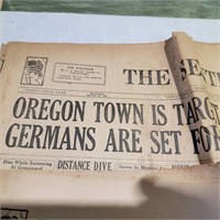3 1940's Newspapers