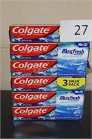 6 tubes colgate toothpaste