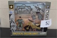 us army recon motorcycle w/ figure