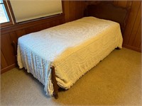 2 French provincial twin beds