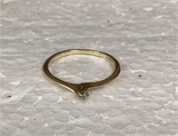 Small 14k Gold Ladies Ring Size 6