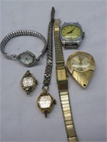 3 LADIES WRIST WATCHES, 3 WATCH FACES ONLY