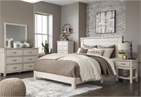 KING ASHLEY HOLLENTOWN 5-PIECE PANEL BEDROOM GROUP