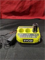 Ryobi USB 3 Port Charger w/1 2ah Battery
