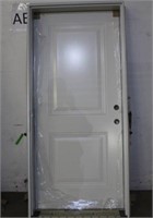 Steel Entry Door Approx 6ft8"x3ft, Unused