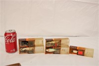 Lot of 5 Wooden Bomber Lures w/ Boxes #1