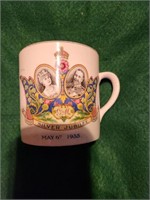 Vtg Silver Jubilee English Cup