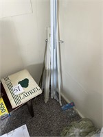 blind and curtain rods