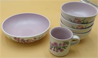 Pfaltzgraff Ceramic Bowls, Cup, Large Bowl