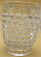Clear Hobnail Vase