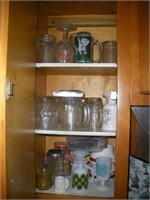 Glassware - contents of cupboard