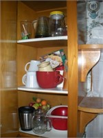 Mugs & Dishes - contents of cupboard