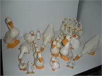 Large Lot of Duck Figurines