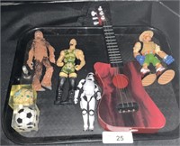 Star-Wars Chewbacca, Storm Trooper & WWE Wrestler