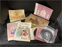 Early Coloring Book, Vintage Music Literature,