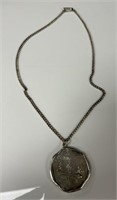 Sterling Silver Necklace with Pendant.
