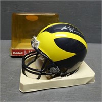 Chad Henne Signed Michigan Helmet