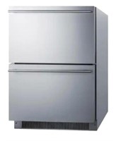 4.8 cuft Under Counter Double Drawer Refrigerator