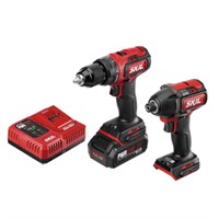 1 LOT, 1 SKIL PWR CORE 20™ 2-Tool Power Drill and