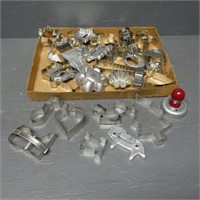 Tray Lot of Cookie Cutters