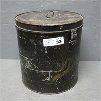 Early Tin Sugar Canister