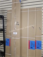 3pc 60x78” glass shower set